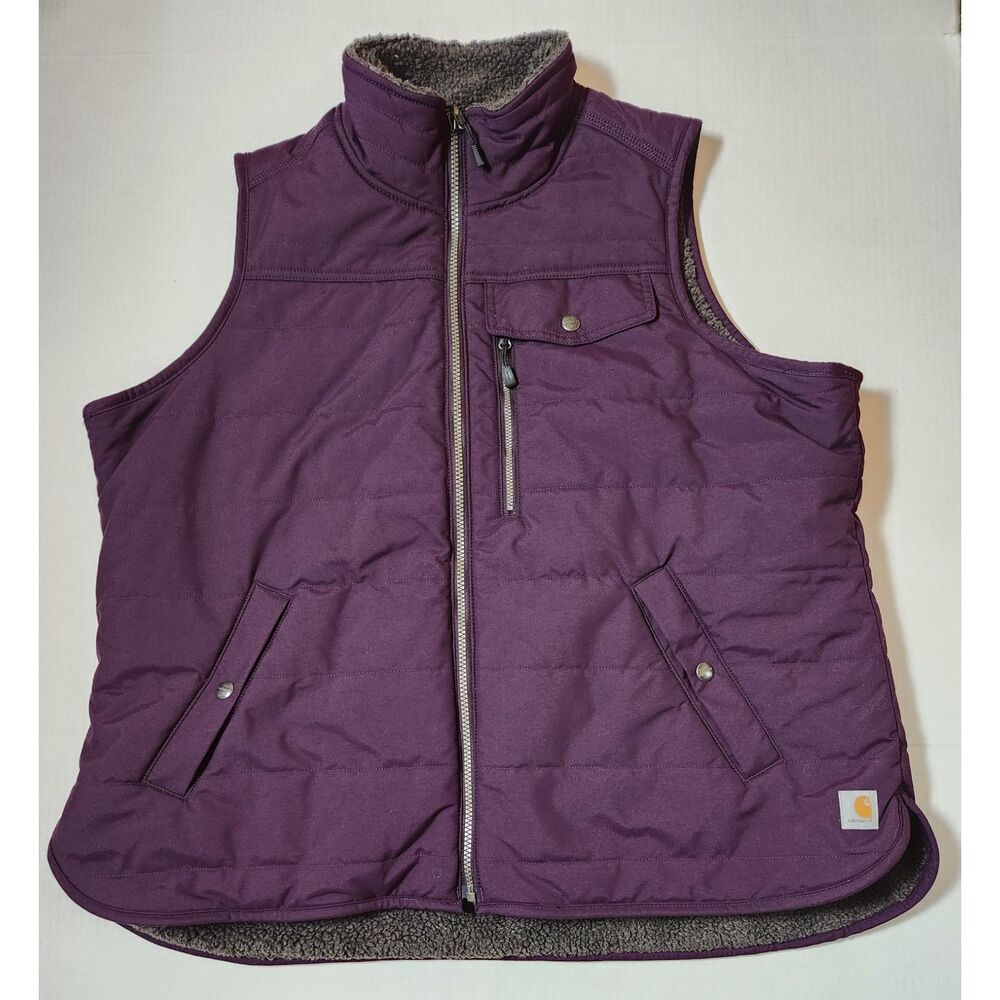 Carhartt Reversible Women’s Vest XL-2XL Plum Purple